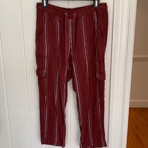 Sanctuary x Anthropology striped cargo pants. Size medium.